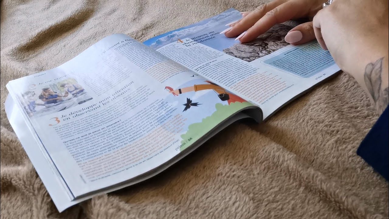 ✨ASMR✨Lecture de Magasine en Chuchotée 😴