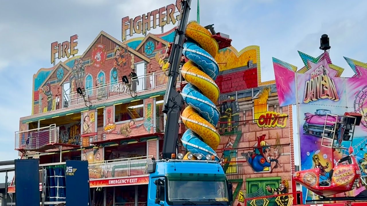 Kermis Beverwijk 2026 Transport en opbouw Deel 4