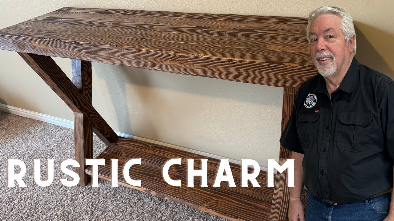 Turning HOME DEPOT 4x4's Into A Rustic Entry Table