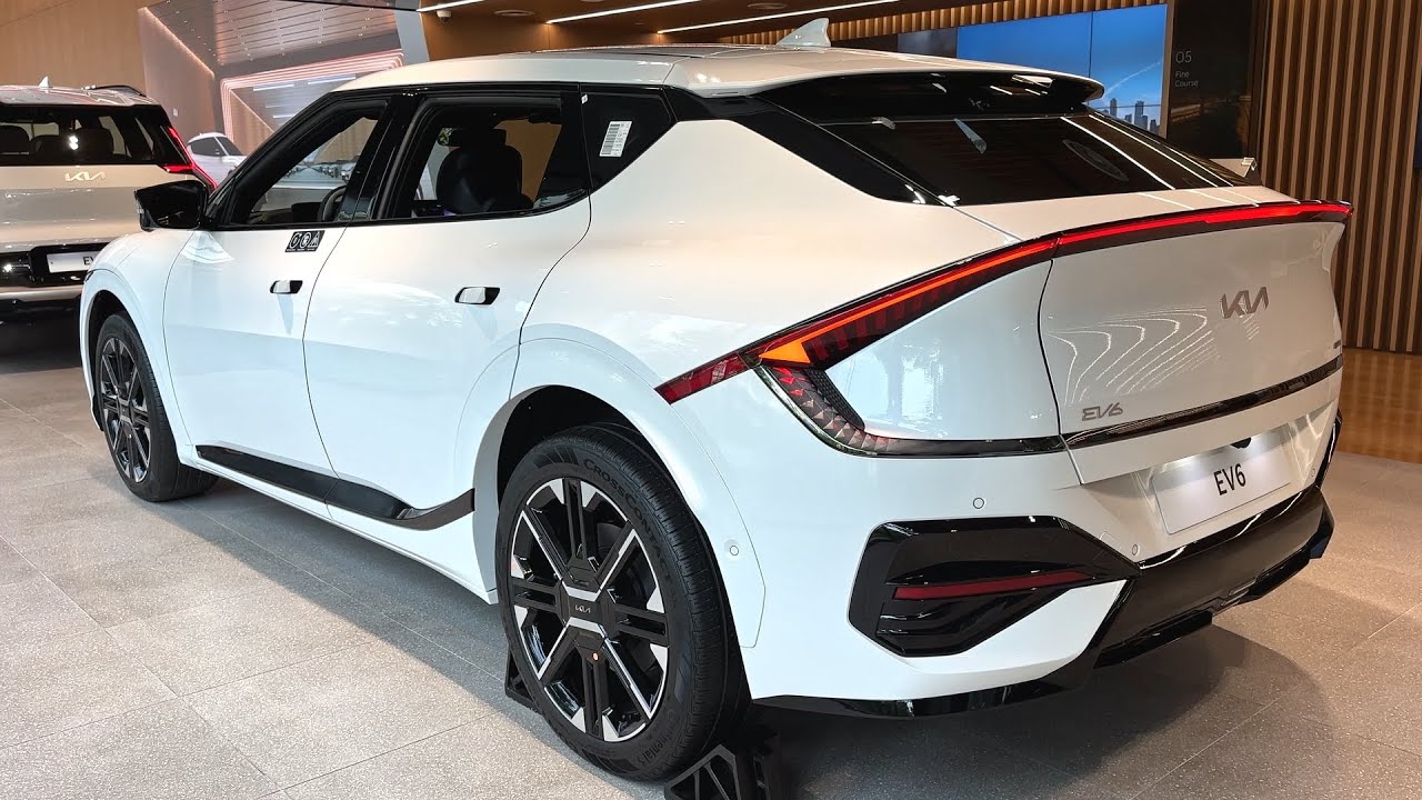 2025 Kia EV6 Facelift GT-Line Exterior and Interior Details