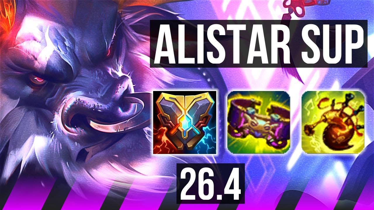 ALISTAR & Varus vs NAUTILUS & Sivir (SUP) | Good KDA: 1/3/35 | KR Challenger | 26.4