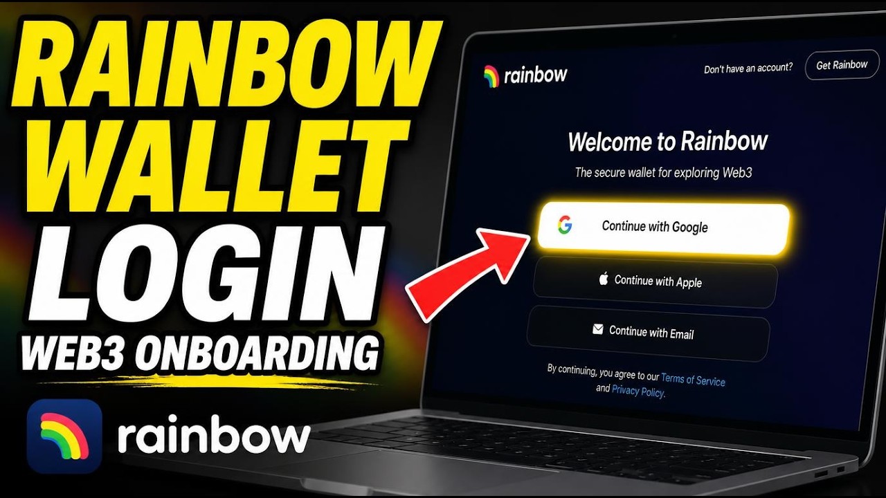 How to login to Rainbow Wallet for Web3 onboarding - Quick Tutorial