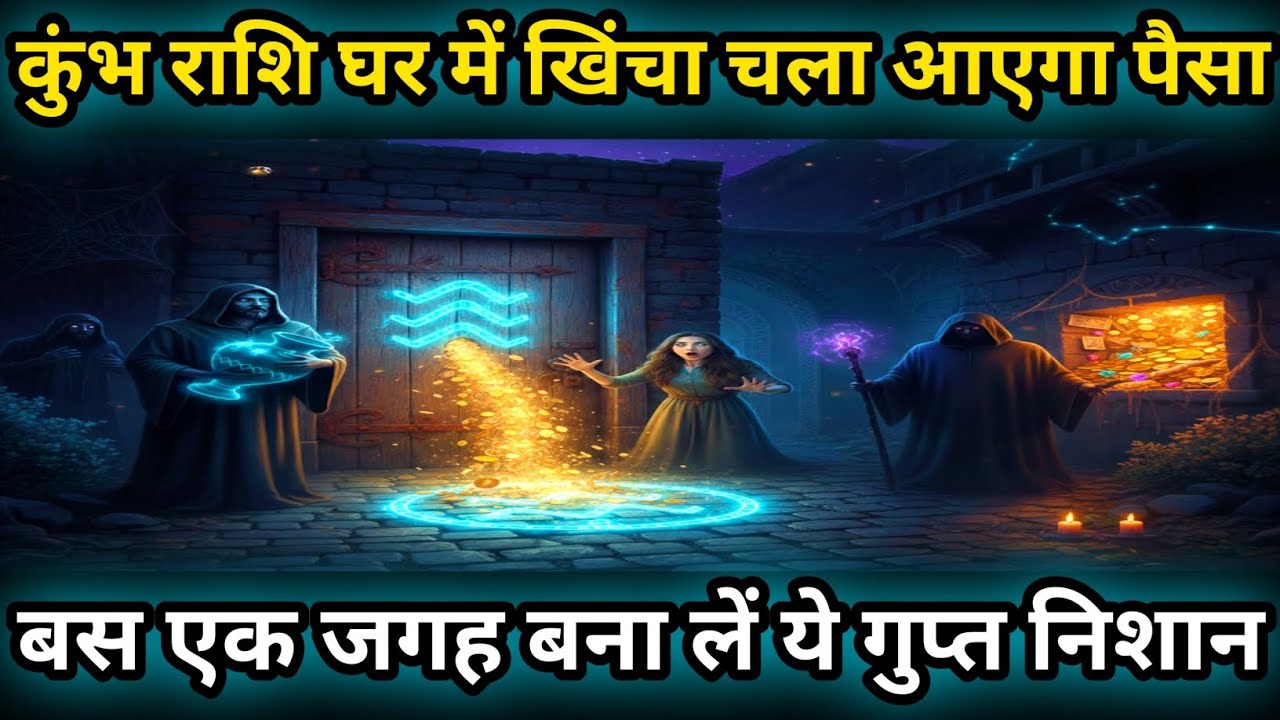 Kumbh Rashi: कल से आपके घर में खिंचा चला आएगा पैसा! बस एक जगह बना लें ये गुप्त निशान 