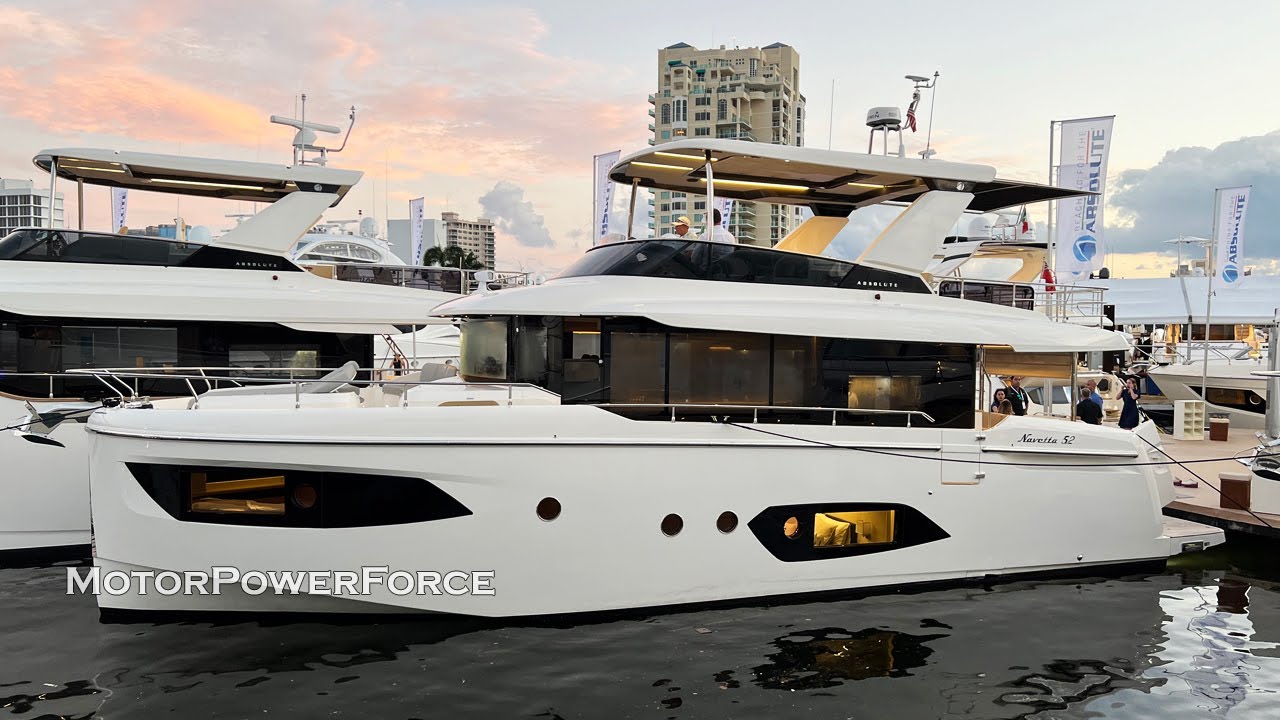 Boat Tour 2022 Absolute Navetta 52 $2.1 Million Yacht Overview