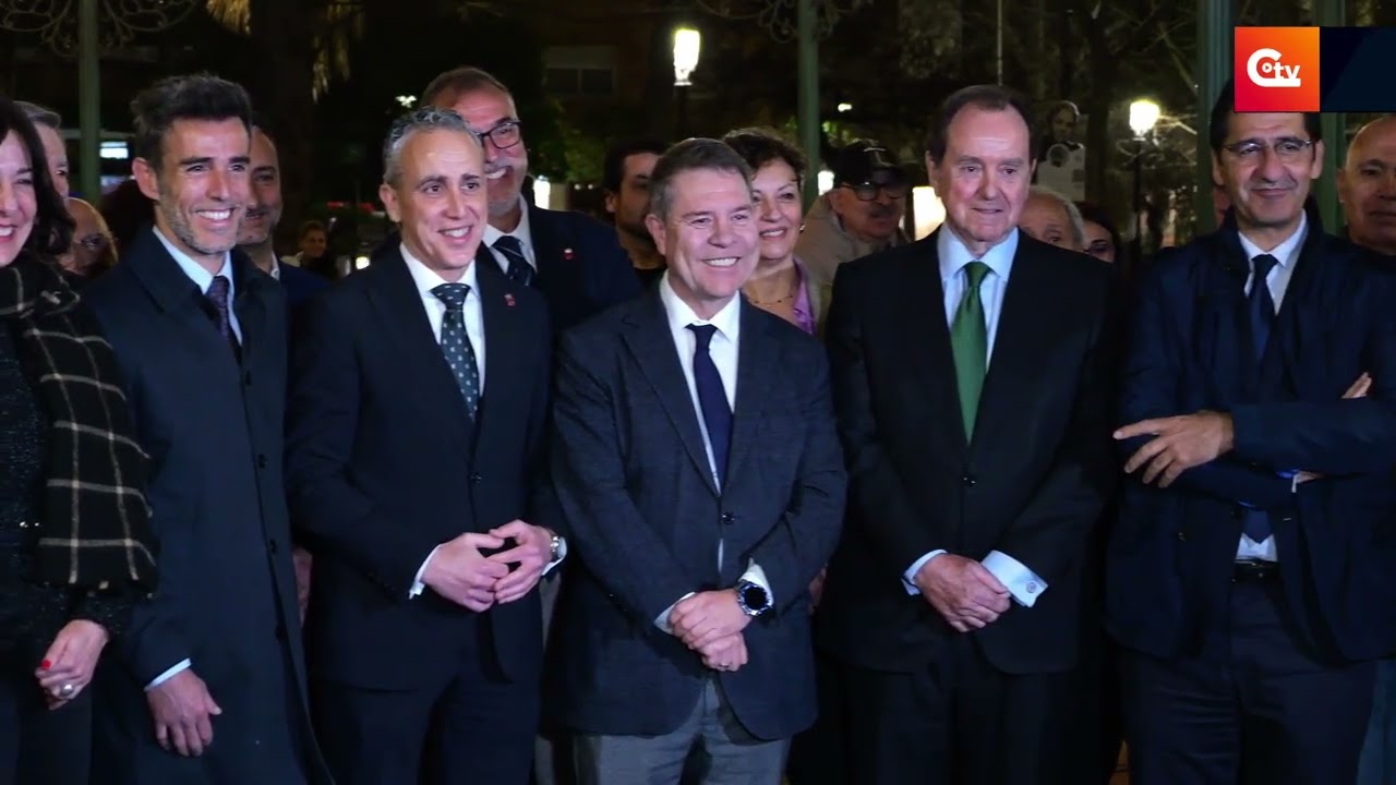 🔴Puertollano inaugura la nueva iluminación de la Fuente Agria