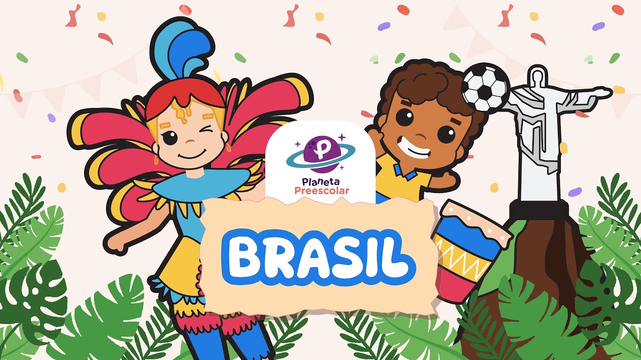 ¡Descubriendo Brasil! Tradiciones, cultura y diversión | Video para niños de preescolar
