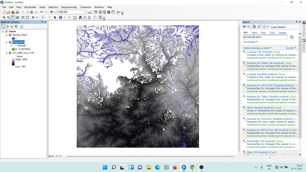 (Part 1) Calculating slope from SRTM Dem