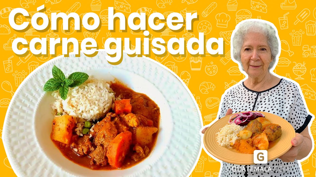 ¡Una deliciosa carne guisada guatemalteca!
