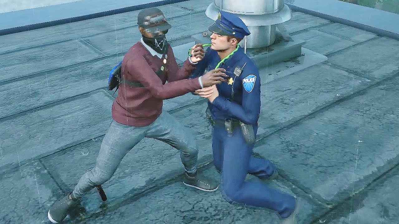 Watch Dogs 2 Marcus vs Police & Sons of Ragnarok Gang Attack