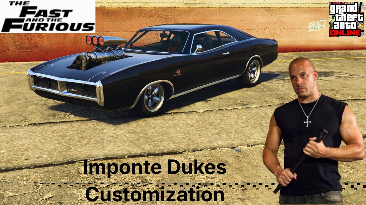 GTA 5 Online Dom's Dodge Charger Imponte Beater Dukes Customization The Fast and The Furious