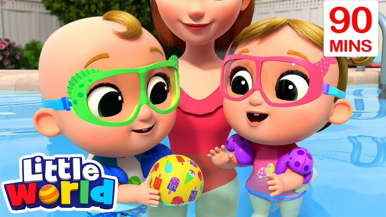 La Chanson de la Piscine & Plus 🏊 Sécurité et Amusement | Little World Français
