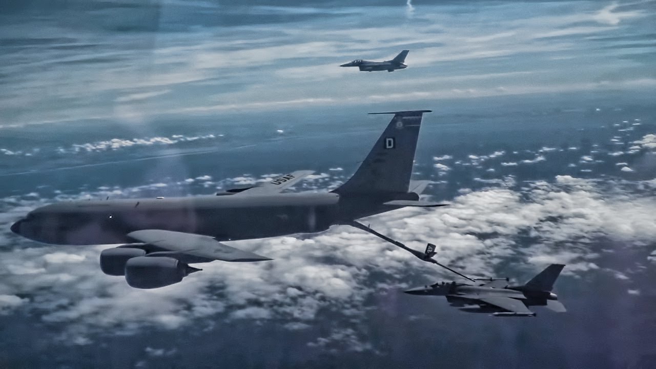 USAF Aircraft Takeoff In European Military Exercises (2018)