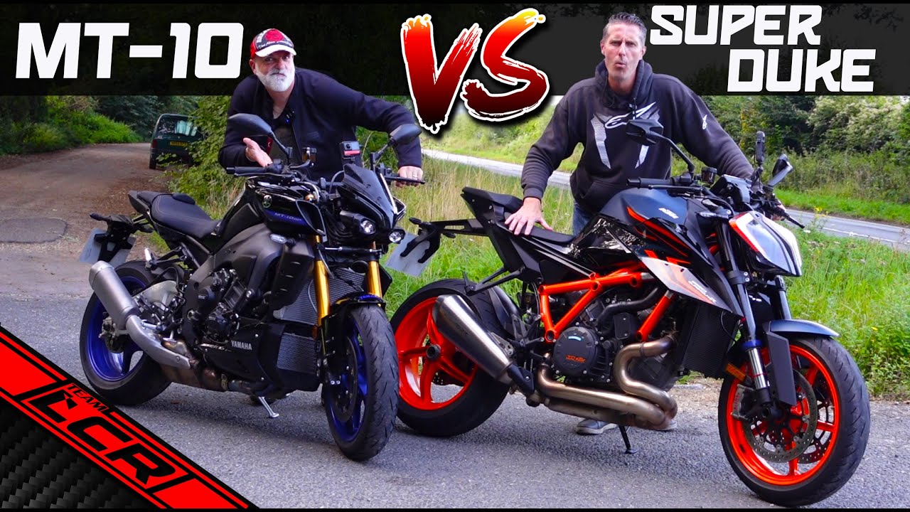 KTM Super Duke EVO vs Yamaha MT-10 SP | Naked Battle Royale!!