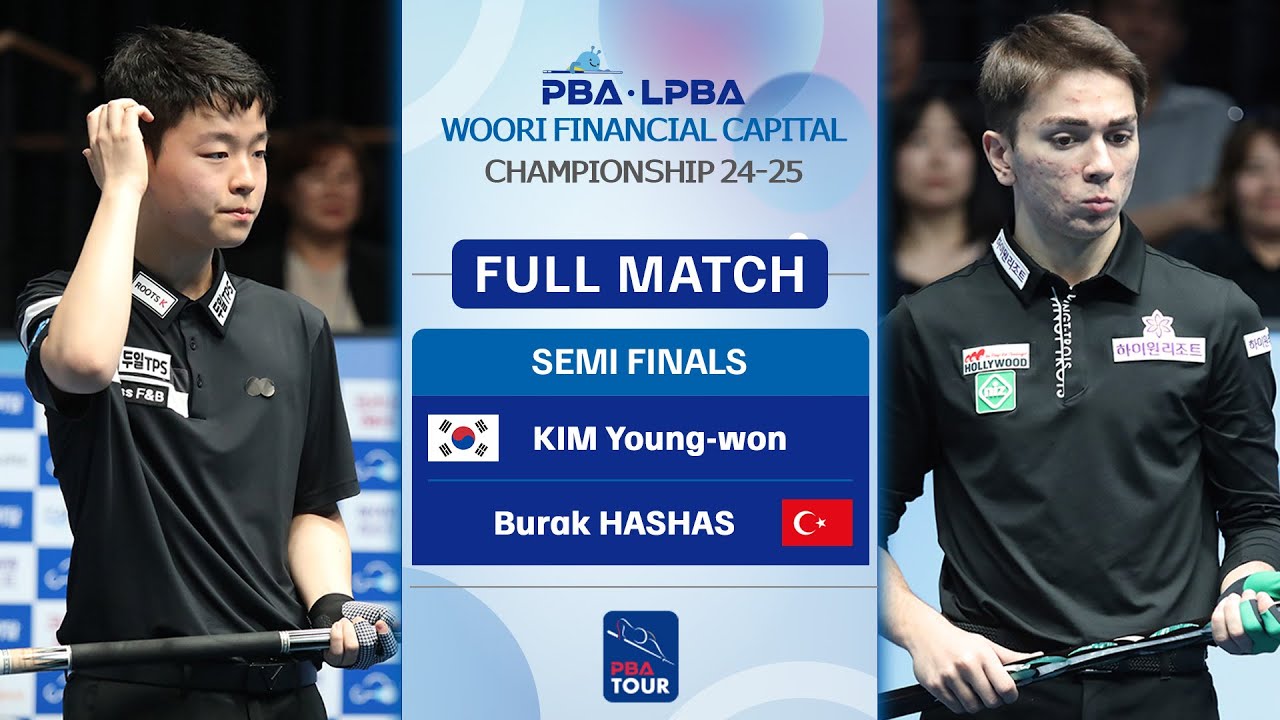 FULL MATCH: KIM Young-won - Burak HASHAS | PBA Bán Kết | WOORI FINANCIAL CAPITAL Championship 2024