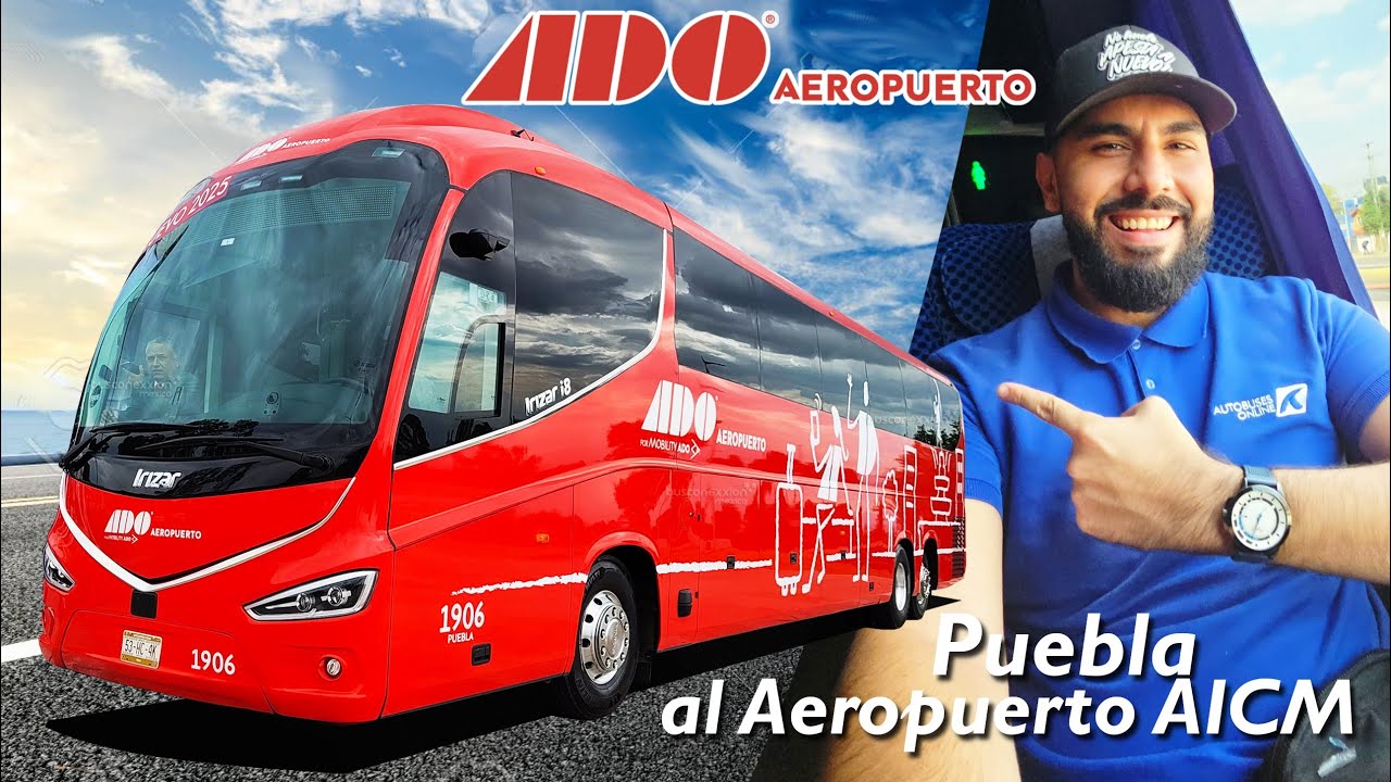 ¡Probé los NUEVOS autobuses de ADO Aeropuerto! | Review #143 Puebla al Aeropuerto CDMX