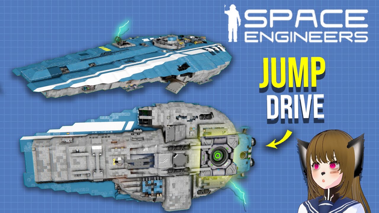 This Small Grid Ship has a Jump Drive, Space Engineers