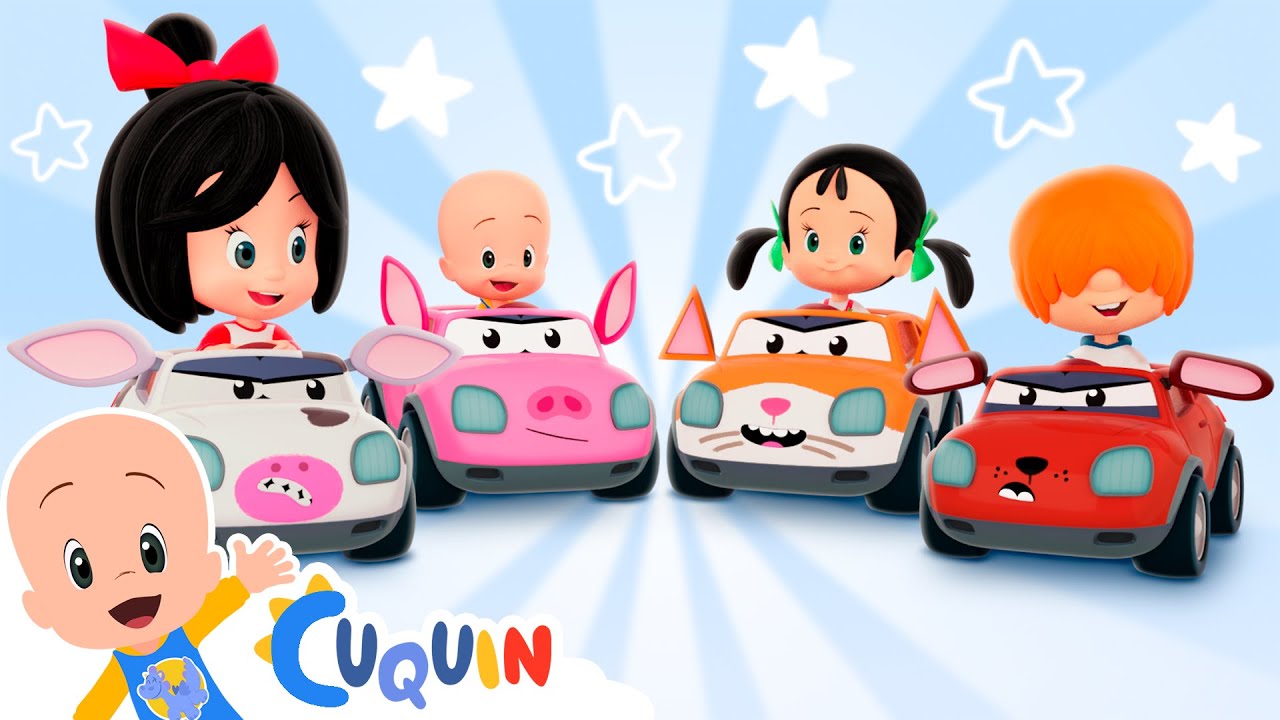 As rodas dos carros de animais episódios e rimas infantis de Cleo e Cuquin
