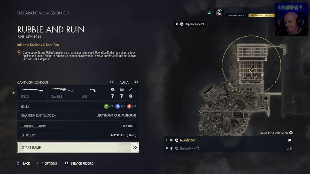 Sniper Elite 5 Co Op  Gameplay  featuring @Anubis1976-YT And @StephenShone-YT
