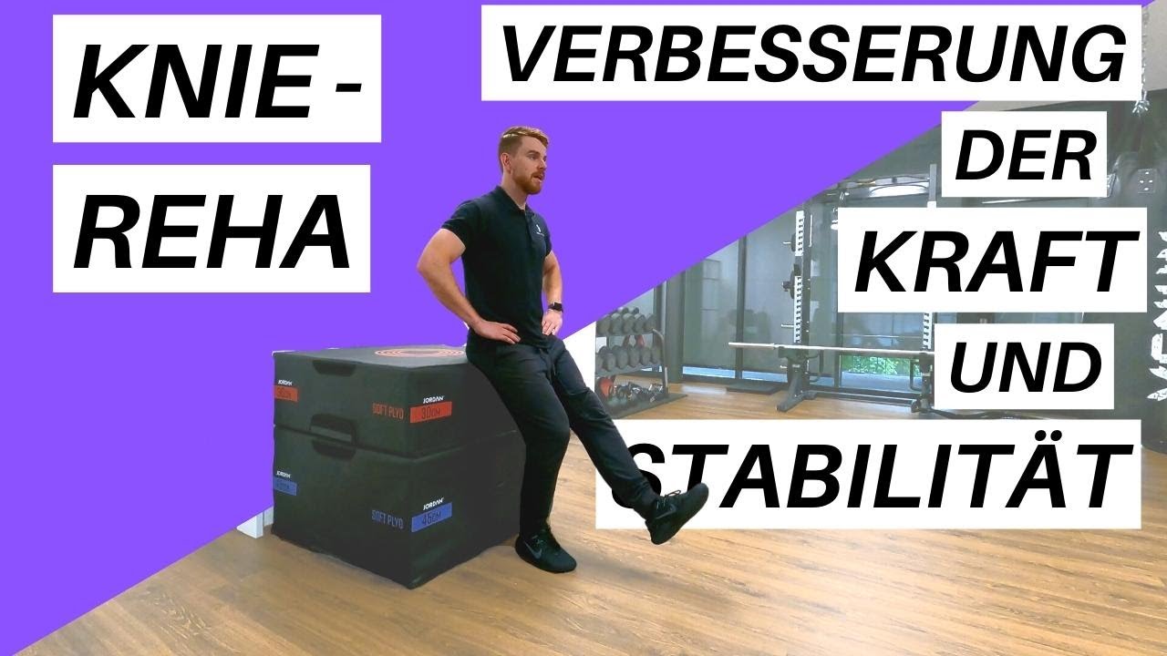 KNIE REHA PROGRAMM // AUFBAU KRAFT UND STABILIT&Auml;T // Verschiedene Steigerungsstufen #rehabilitation