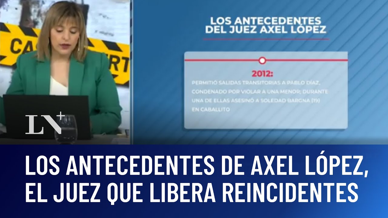 Los antecedentes de Axel L&oacute;pez, el Juez que libera reincidentes
