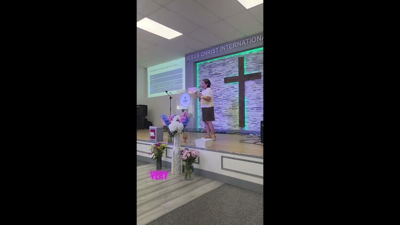 Sis Sonia's preaching about frienship with the world.