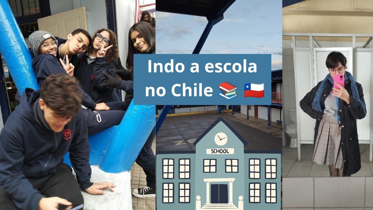 INDO a ESCOLA no CHILE | Helô Aguiar📚 🇨🇱