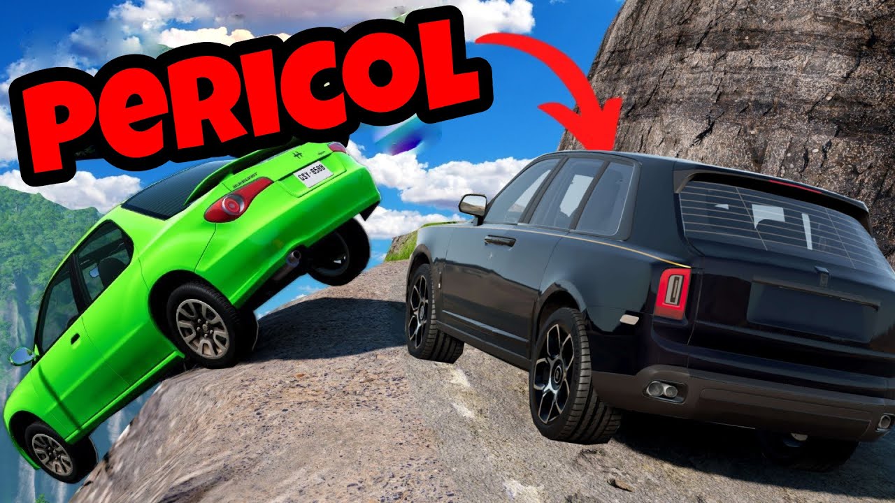 Testez cele Mai PERICULOASE DRUMURI din BeamNG!