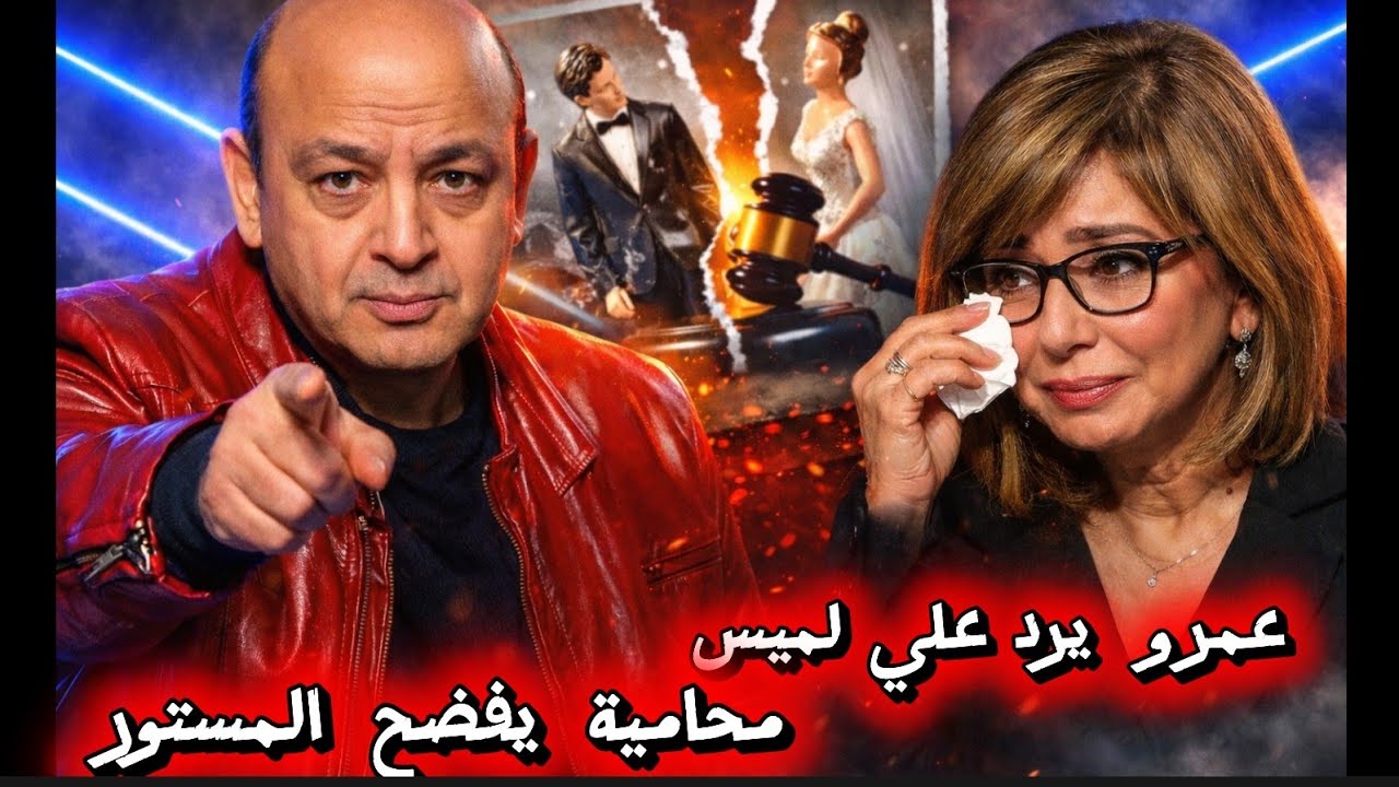  أول رد لعمرو أديب بعد اتهامه باهـ انه لميس الحديدى وطلاقها محاميه يفجر مفاجأة ورد لميس كان نارى