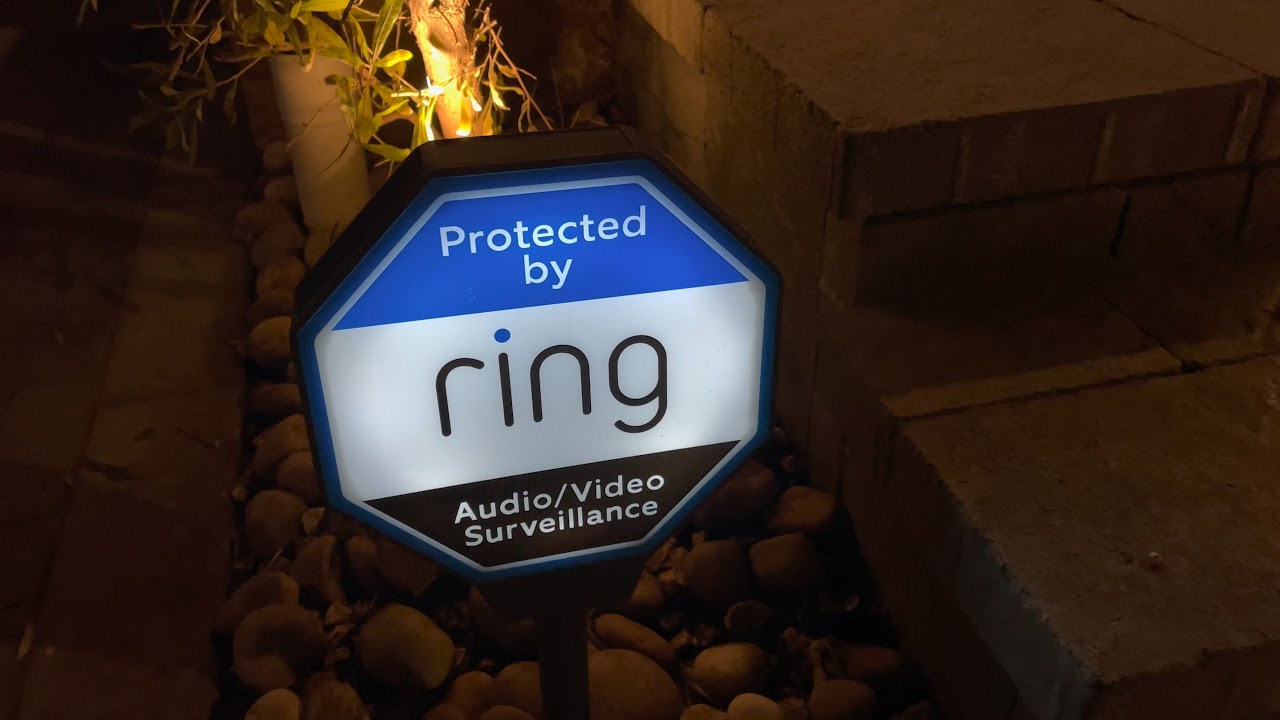Ring Alarm Solar Yard Sign