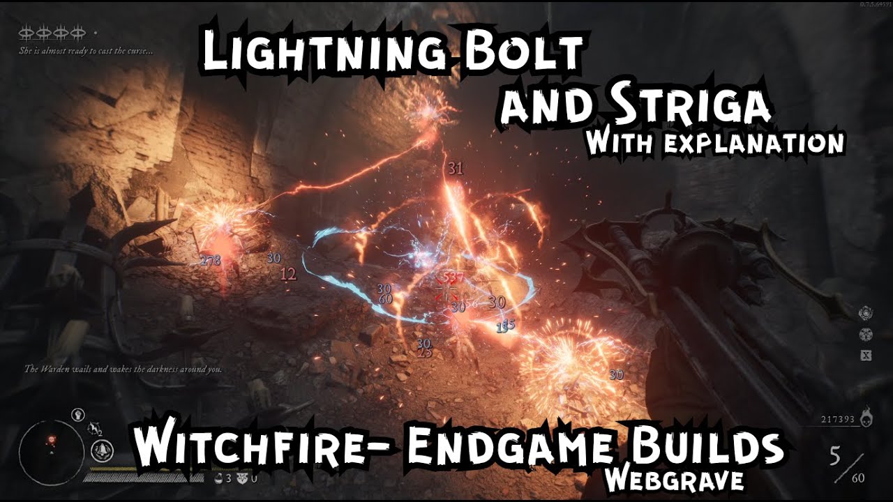 Witchfire Endgame собирает Webgrave Lightning Bolt и Striga с пояснениями