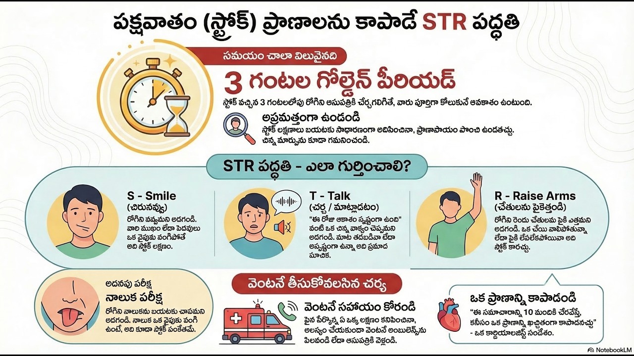 హృదయము యొక్క స్ట్రోక్  గుర్తింపు _STR పద్ధతి