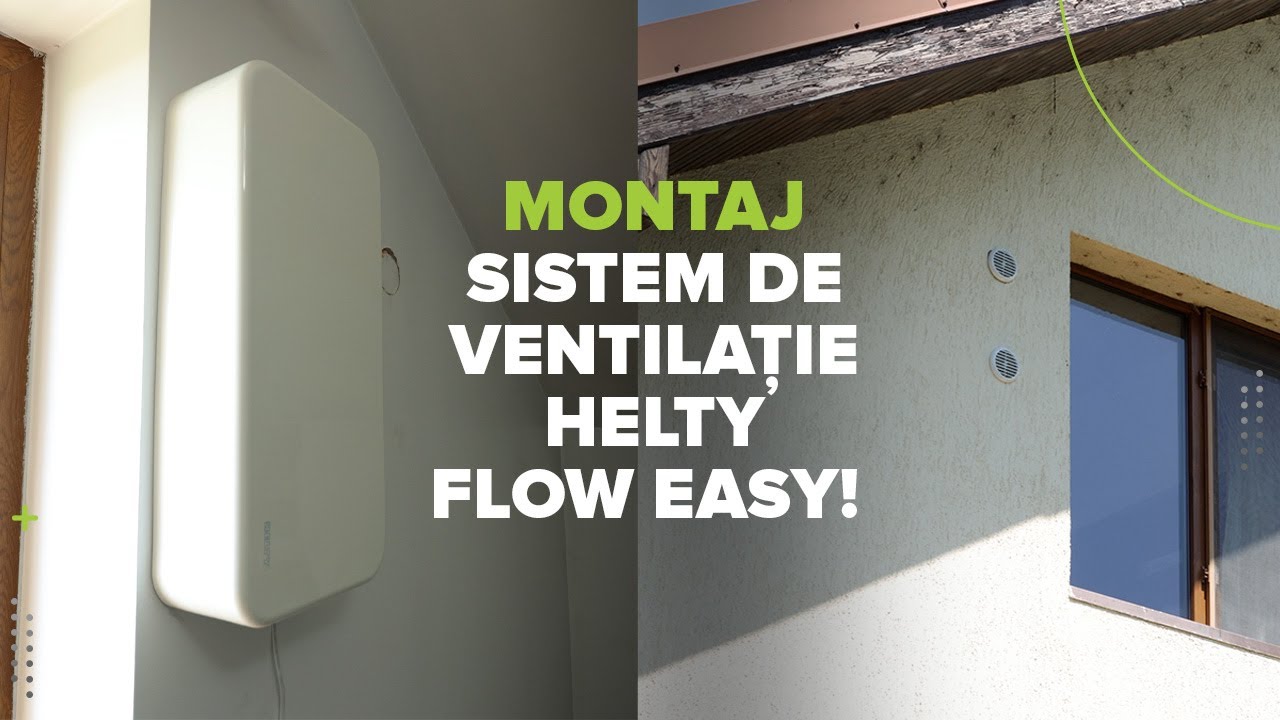 Cum se montează Sistemul de Ventilare cu Recuperare de Căldură Helty Flow Easy?