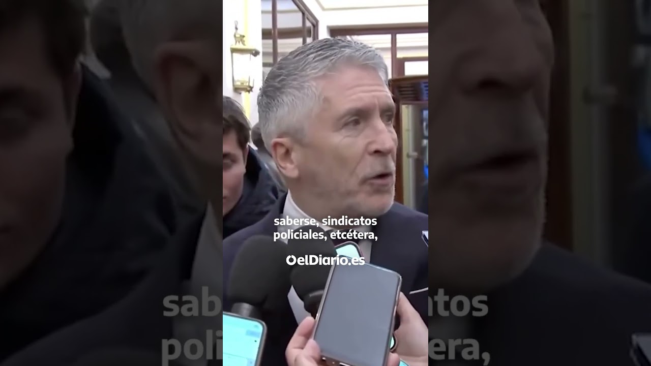 Marlaska sobre la denuncia el jefe operativo de la Polic&iacute;a: &ldquo;Hay desconocimiento, no lo he tapado&rdquo;