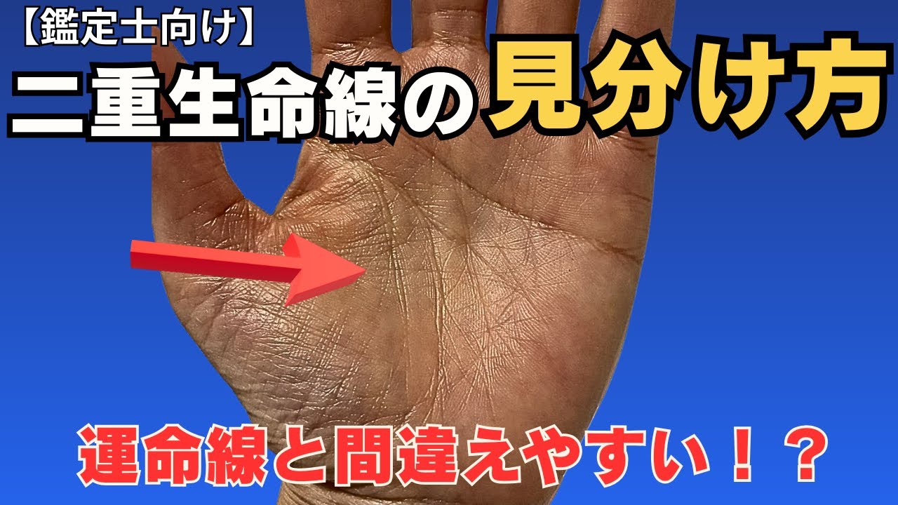 二重生命線の見分け方運命線と間違えやすい？正しい判別法を解説