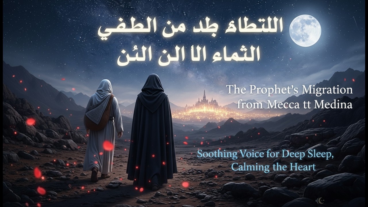 الهجرة النبوية من مكة إلى المدينة بصوت مريح للنوم العميق تريح القلب