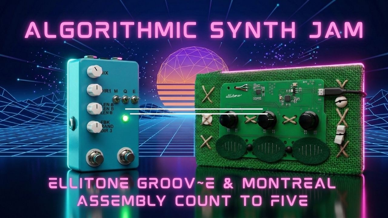 Lost Patterns: Generative 8-Bit Performance (Ellitone Groov~e + Montreal Assembly CT5)