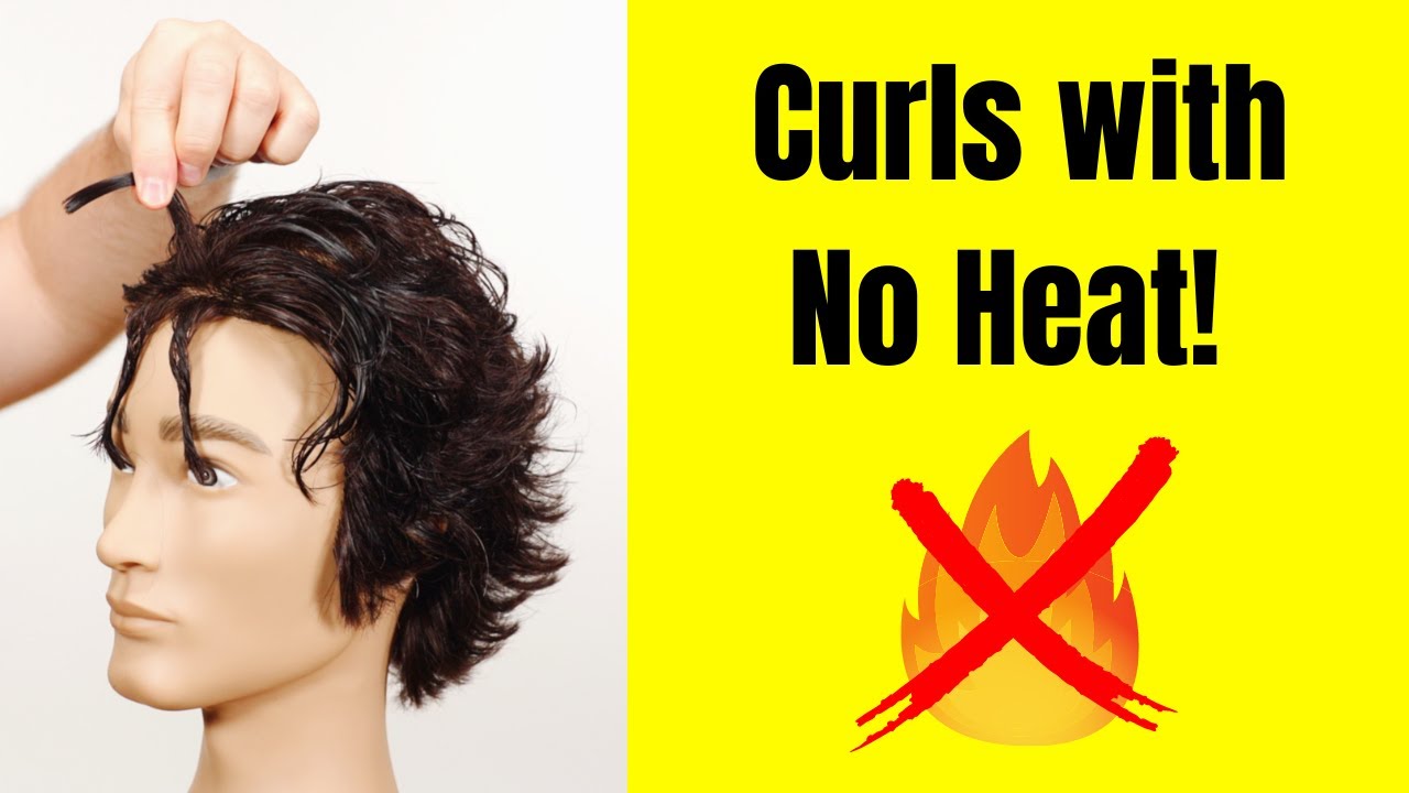 How to Get Curly Hair with No Heat - TheSalonGuy