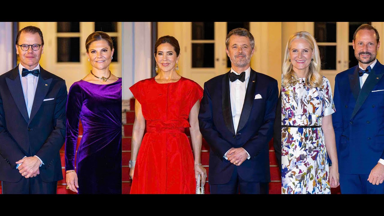 Queen Mary shines in Red during Royal Gala! All the photos! Scandinavian royals in Berlin #royalty