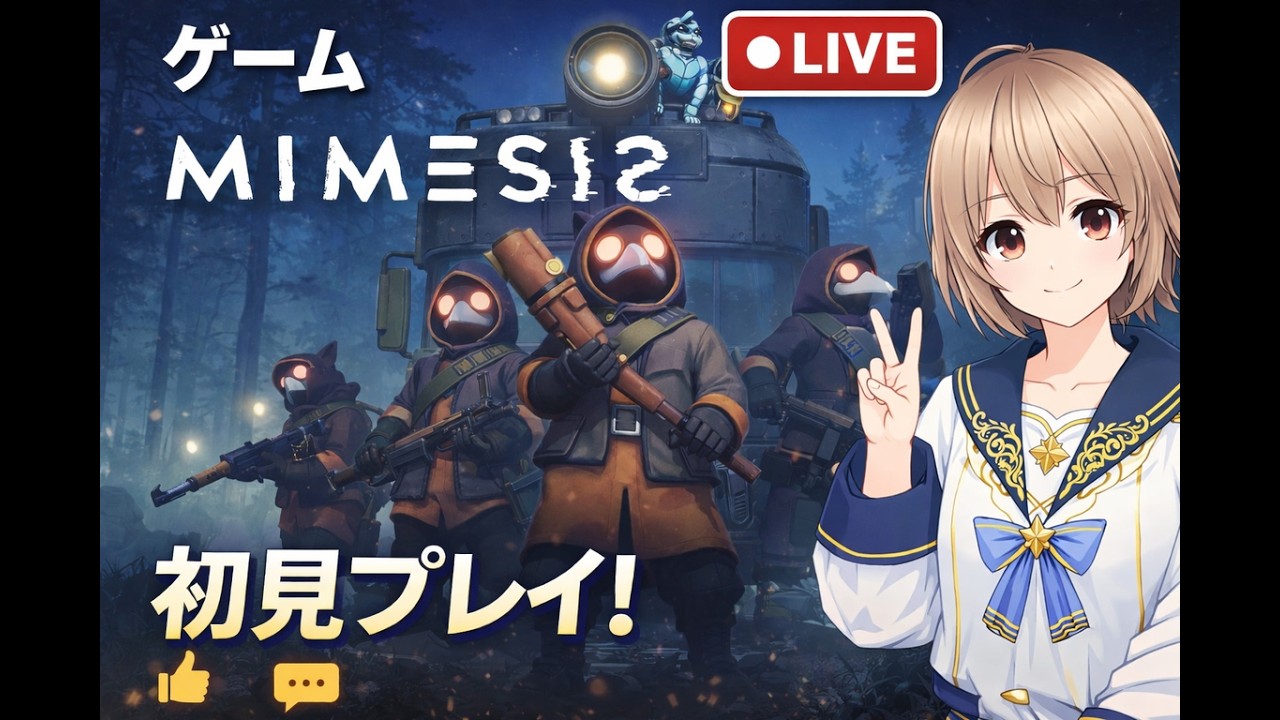 【mimesis】初めてのミメシス！！怖いかな緊張するぅ～