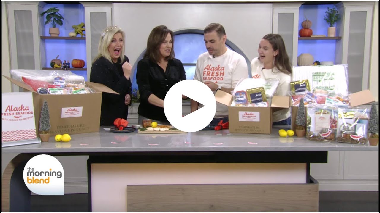 Caviar Bumps with Molly & Tiffany on TMJ4's The Morning Blend - Alaska Fresh Seafood