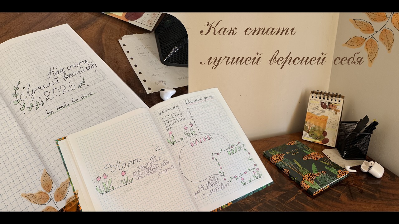 Простые идеи заполнения ежедневника | Ежедневник для саморазвития | Трекеры | Эстетика 