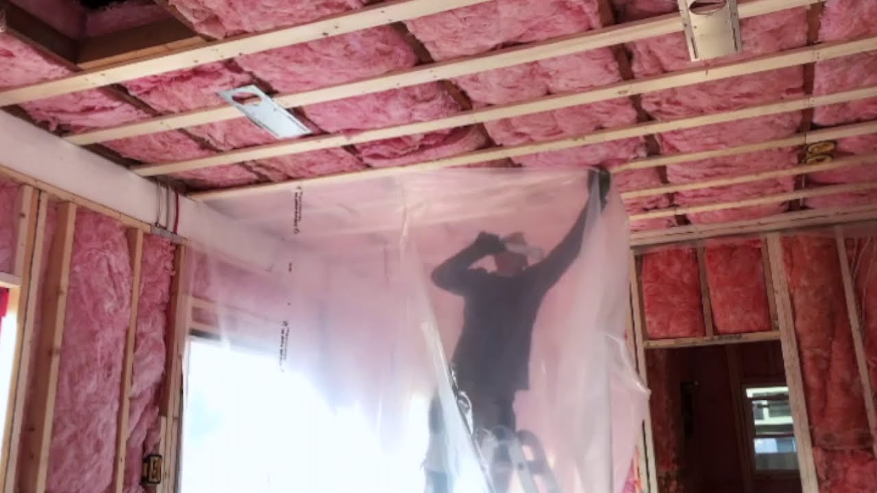Vapour Barrier Install On Ceiling | Done Right By Right Way Building