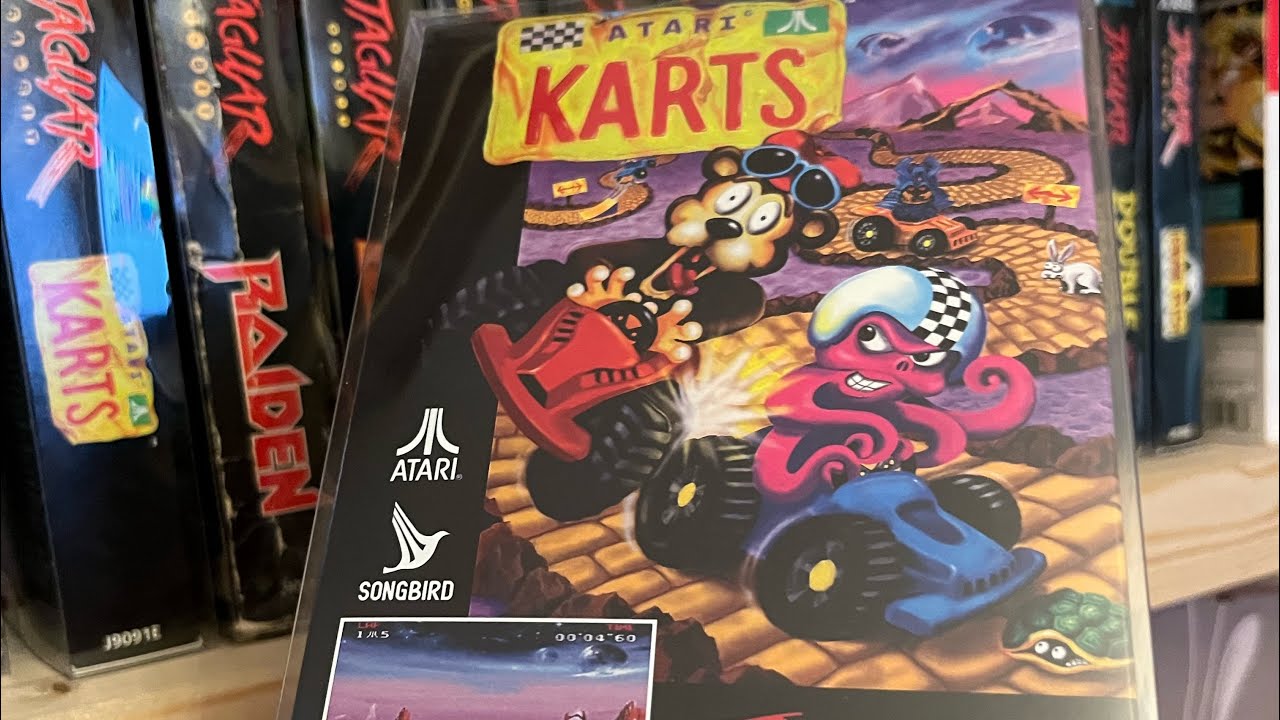 Atari Karts 2025 official SongBird reprint. Opening and gameplay.