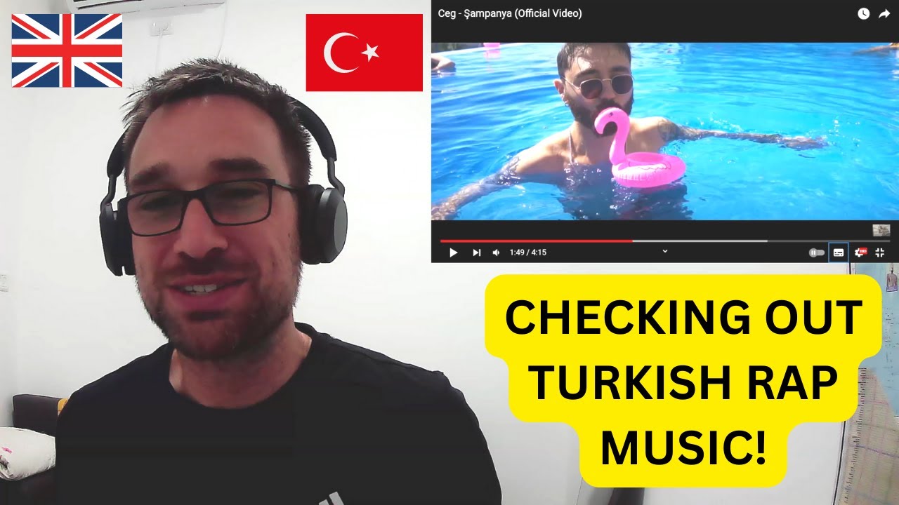 British Men React To Ceg - Şampanya! Turkish Rap!