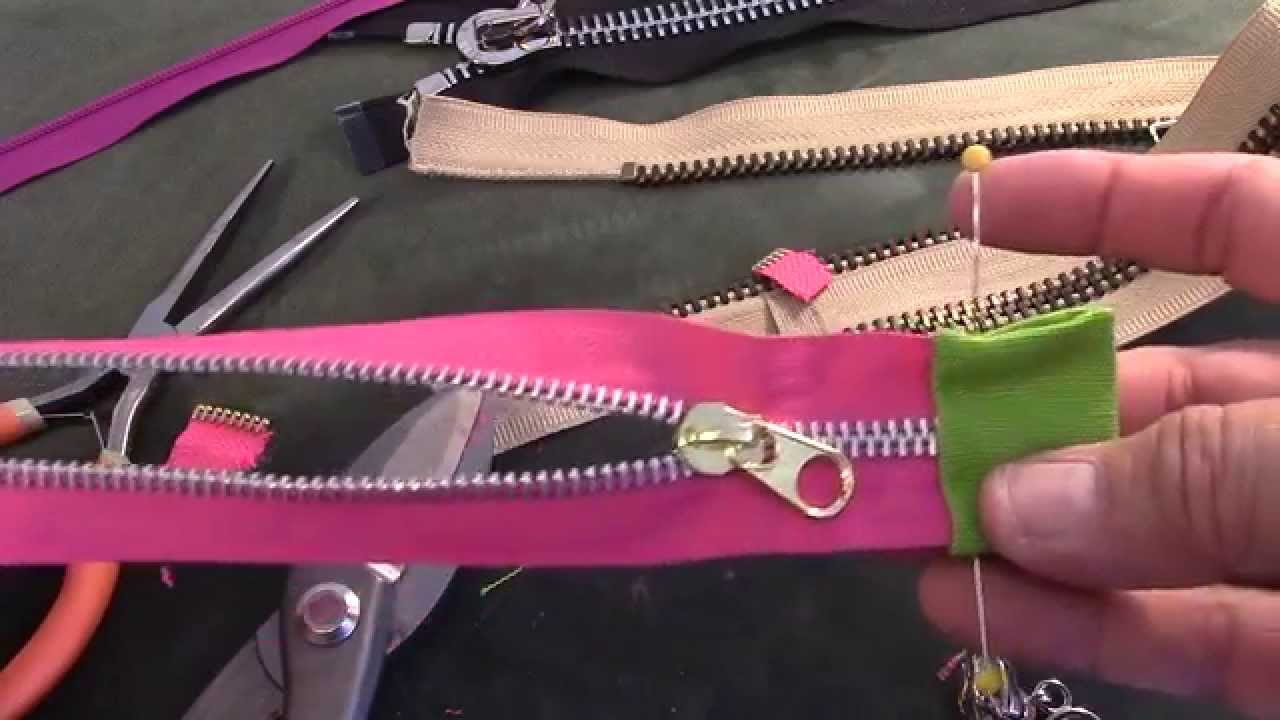 Putting Pulls on Metal Zipper Tape