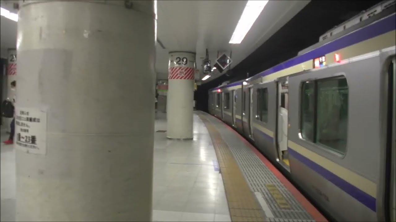 【前面展望動画】JR横須賀線E235系　下り　東京→久里浜