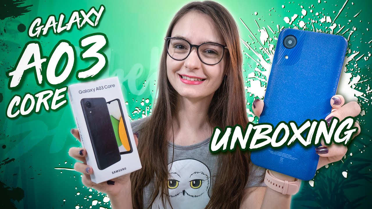 GALAXY A03 CORE - O BÁSICO e BARATO da SAMSUNG! UNBOXING E PRIMEIRAS IMPRESSÕES!