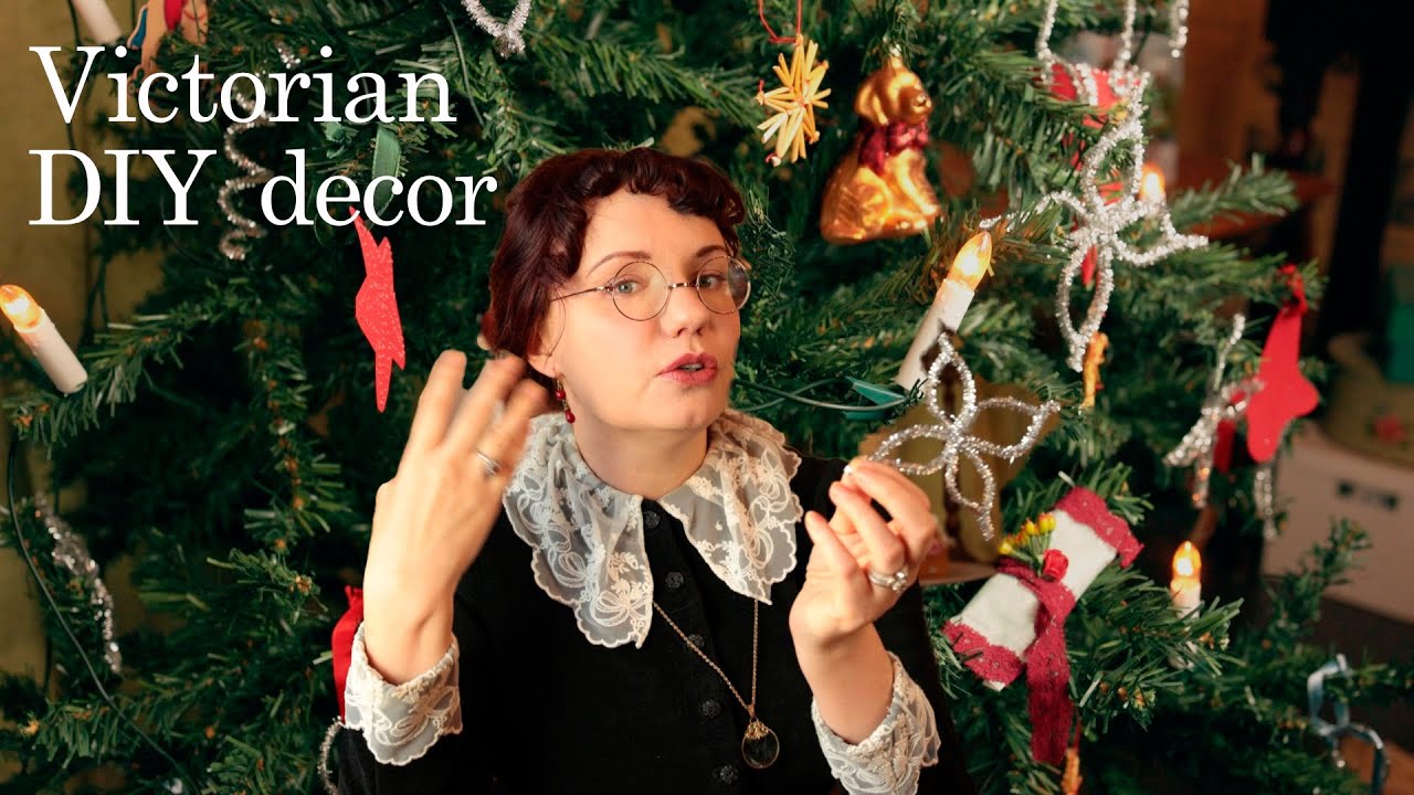 make victorian christmas tree decorations