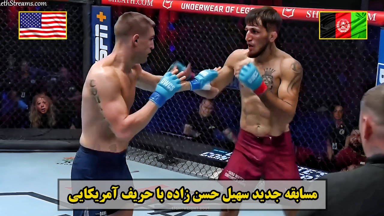 مسابقه جدید احمد سهیل حسن زاده با حریف آمریکایی