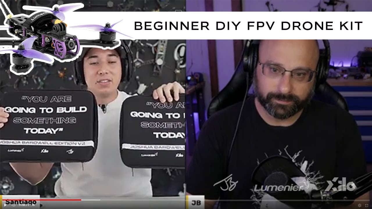 LIVE with Joshua Bardwell - Beginner DIY FPV Drone Kit - QAV-S 2